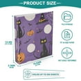 thumbnail image 3 of FORMRS 3 Ring Binder 1.5 inch with Pockets Set of 2 Clip Board 200 Sheets Capacity, Halloween Black Cat, 3 of 8
