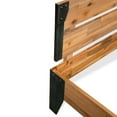 thumbnail image 2 of vidaXL Solid Wood Acacia Bed Frame Steel Queen Home Base 59.8"x79.9"/76"x79.9", 2 of 6