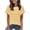 Yellow, variant on Sexlip Womens Swimsuit Set Crew Neck Cap Sleeve Cover Up Design Loose Casual Silhouette Breathable Fabric for Pool Parties Green L