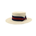thumbnail image 6 of Nicky Bigs Novelties Mens Gatsby Boater Hat Straw Skimmer Panama Fedora 20s Costume Summer Beach Sun Hat, 6 of 6