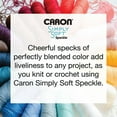 thumbnail image 6 of Caron® Simply Soft® Speckle™ #4 Medium Acrylic Yarn, Seashell 5oz/141g, 235 Yards (3 Pack), 6 of 14