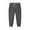 02-Dark Gray, variant on Girls Boys Christmas Pattern Pants Cute Print Elastic Waist Drawstring Long Pant Plus Velvet Padded Warm Soft Trousers with Pockets Black 12-13 Years