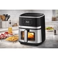 thumbnail image 3 of Black 5L Digital Air Fryer with CNC Display, Featuring A Transparent Small Window and Timing Function, Suitable for Home Kitchens., 3 of 5
