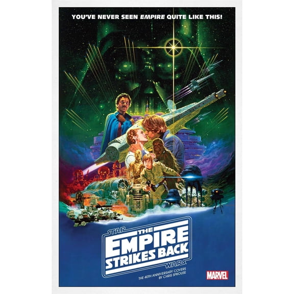 Collectible Star Wars Empire 40th Anniv Cvr Sprouse #1 Movie Poster Var Marvel Comics Comic Book