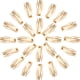 thumbnail image 5 of KC Gold24 Piezas Pinzas para el Cabello de Doble Agarre Pinzas para el Cabello de Metal Pasadores para Hacer Cabello, Suministros de Salón (kc Gold), 5 of 5