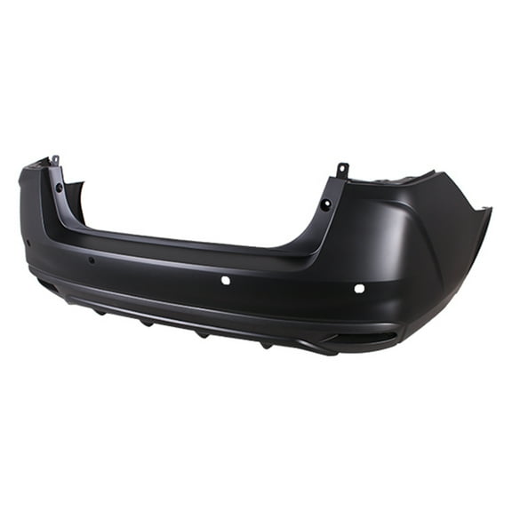 New Aftermarket  Unpainted Rear Bumper Cover Replaces 850225EE0J With Park Assist Sensor fits 2020-2025 Nissan Versa