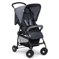 thumbnail image 1 of Hauck Sport T13 Lightweight Compact Foldable Baby Stroller Pushchair with Sunproof Canopy, Swiveling and Lockable Front Wheels, Charcoal Stone, 1 of 5
