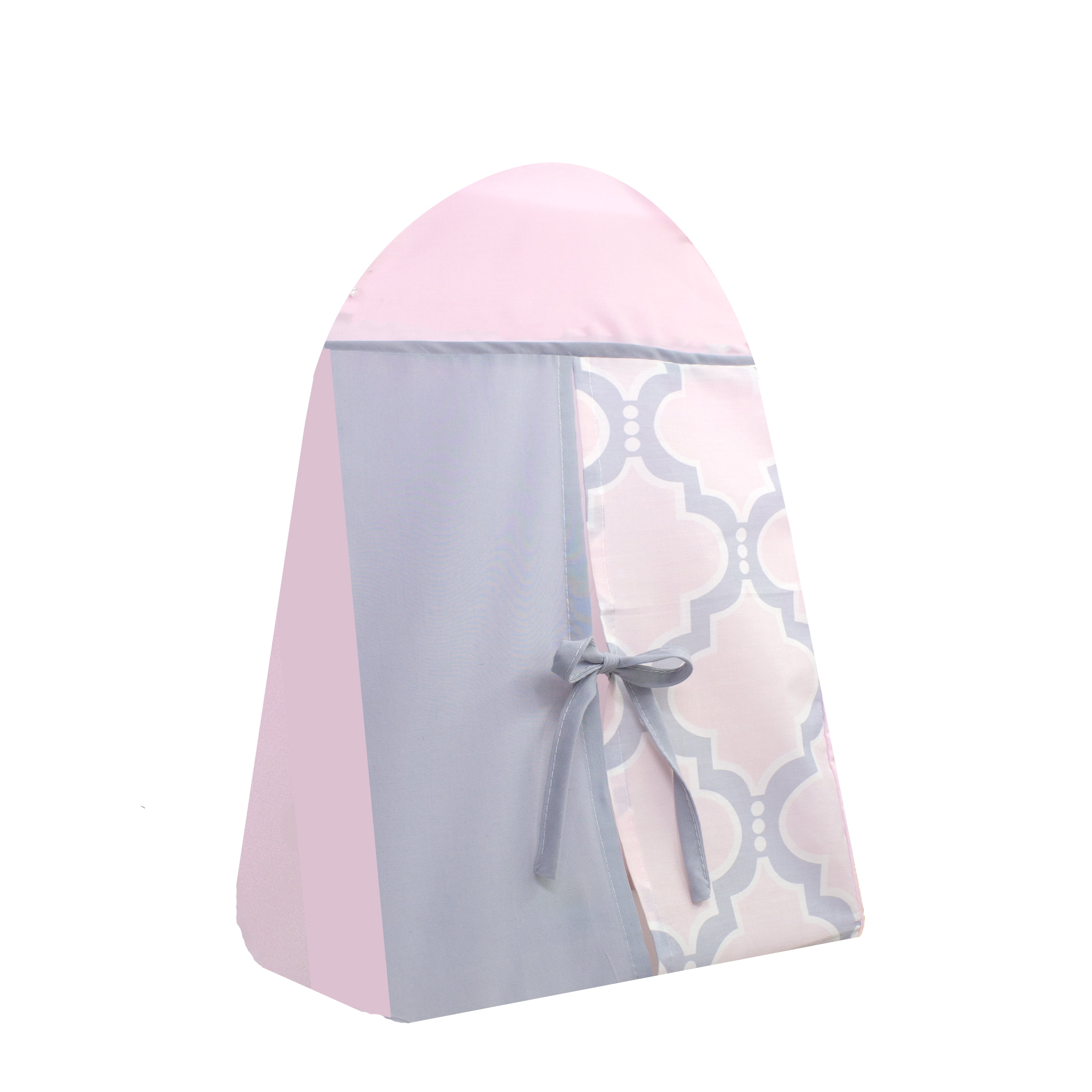 Pam Grace Creations Pink Trellis Diaper Stacker