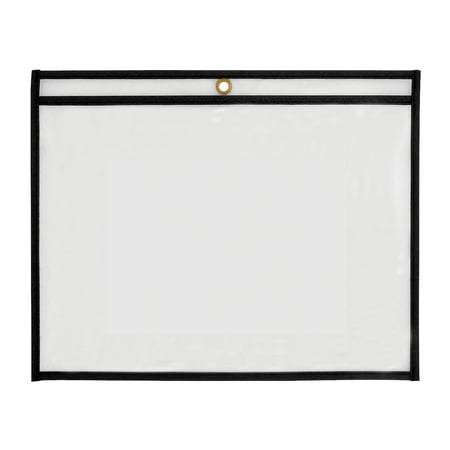 Partners Brand Stitched Job Ticket Holder Black 25/Carton (JTH117)