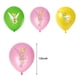 thumbnail image 2 of Juego de globos con temática de campana Tinker, globo de látex rosa, amarillo y verde de 12 pulgadas, decoración de fiesta de cumpleaños de princesa, regalo de juguete para niños（Emerald 10pcs, 2 of 5