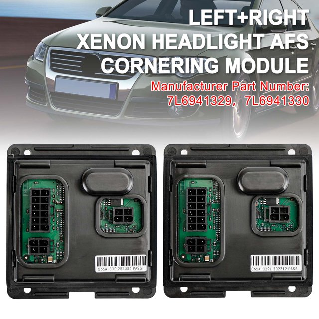 Left+Right Headlight AFS Cornering Module 7L6941329 7L6941330 For VW Passat