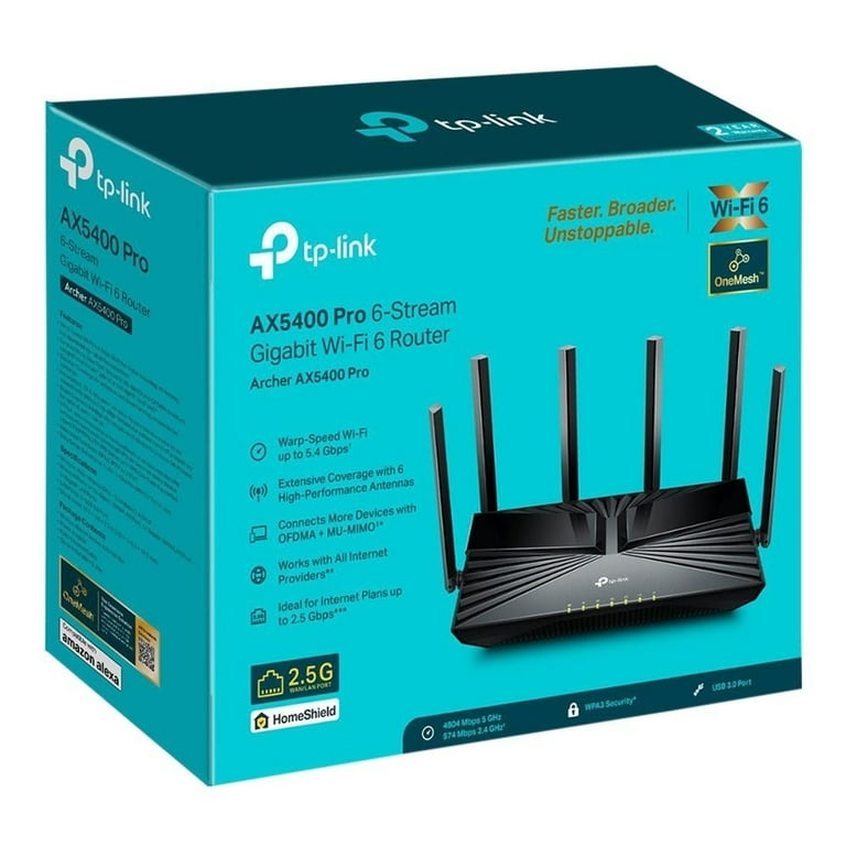 TP-Link Archer AX5400 Pro Wi-Fi 6 Router - Walmart.com