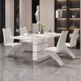 thumbnail image 3 of Foyer Design Dining Tables Console Hallway Bedside White Patio Dining Tables Restaurant Mesa De Cocina Minimalist Furniture My Lux Decor Round, 3 of 6