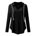 thumbnail image 2 of Ketyyh-chn99 Women's Tops Elegant Long Sleeve Lace Blouses Tops Black,L, 2 of 4