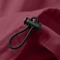 thumbnail image 4 of Axiiglly Cargo Shorts for Men Drawstring Elastic Waist Zipper Pockets Below Knee Twill Chino Hiking Shorts, S-2XL, 4 of 6