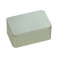 thumbnail image 1 of Wide Applications Square Tea Box Essential For Tea Box Empty Every Home Compact And Portable Square Tin Box Silver, 1 of 9