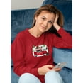 thumbnail image 2 of Santa's Foodtruck Collection A. Sweatshirt Women -Victoria Borges Designs, Female x-Large, 2 of 4