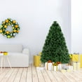 thumbnail image 3 of Gymax Pre-Lit 3' Artificial Christmas Tree Fiber Optic PVC Tips Plastic Stand, 3 of 10