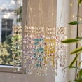 thumbnail image 3 of Hanging Window Garden Crystal Sun Catcher, Gold-Plated Sun Catcher for Indoor and Outdoor Decoration, Light Catcher, Party Crystals (Aurora), 3 of 11