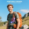 thumbnail image 2 of 20W Portable Bluetooth Speaker with Stereo Sound, IPX7 Waterproof Wireless Speakers, 6 RGB LED Modes, Up to 40H Playtime, BT5.3, TWS Pairing, for Home/Bathroom/Party/Outdoor/Beach, Gift Ideals, 2 of 7