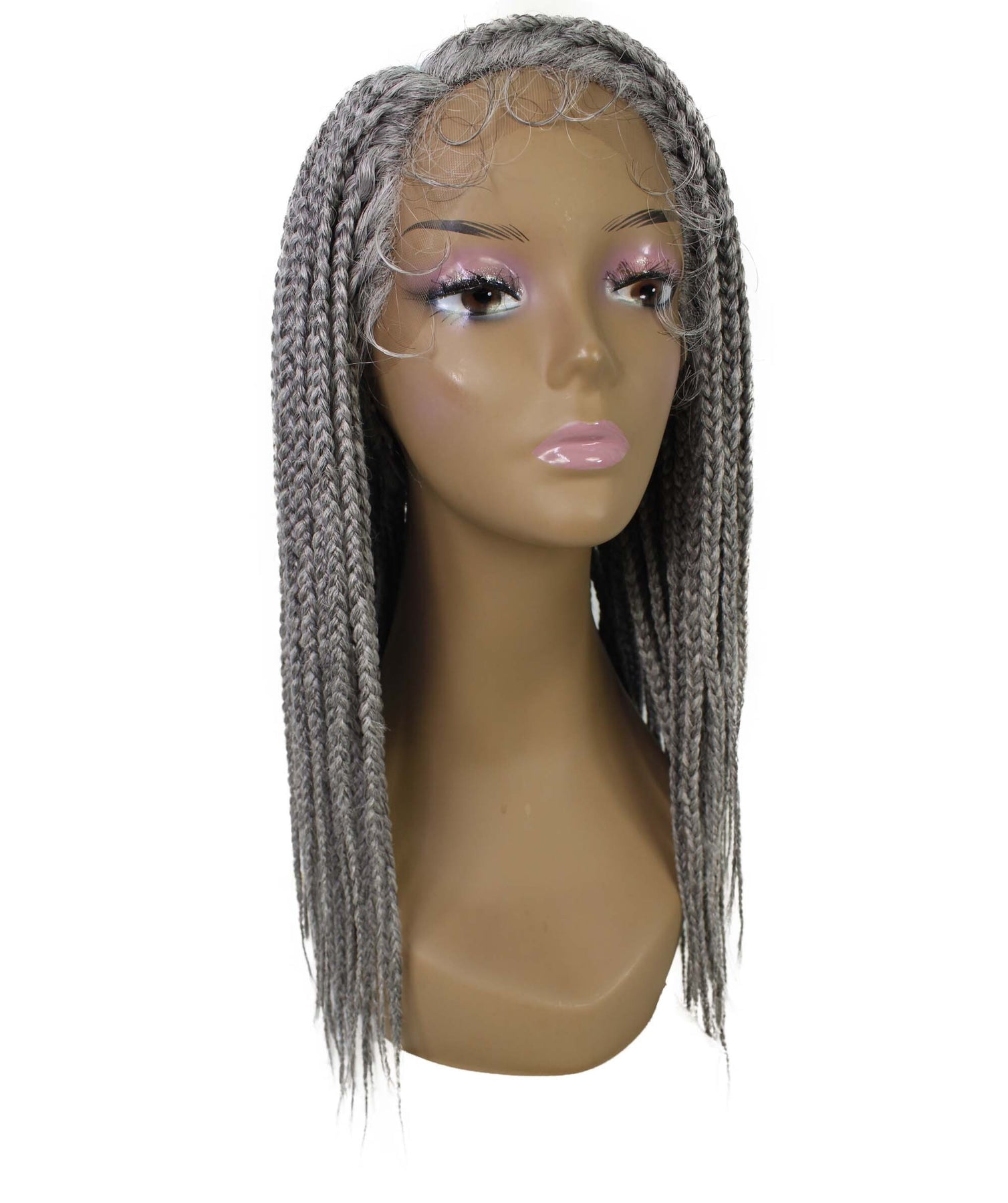 LUXLUXE Ginger Wig for Women, Samone Curly Braided 21 in Long Braided Wig, Beauty Heat Resistant Fiber
