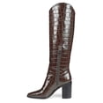 thumbnail image 3 of Franco Sarto Women's Ticada Knee High Boot Brown Croc Print 11M, 3 of 5