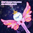 thumbnail image 3 of Bubble Wand Hugeway Princess Magic, paquete de 2 unidades, para niños, color rosa, 3 of 6