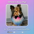 thumbnail image 2 of OPAWZ 10pcs Blow Pen Temporary Dog Hair Dye with 24pcs Tattoo Stencil, Non-Toxic and Washable Pet Hair Dye for Dogs and Cats Grooming, 2 of 8