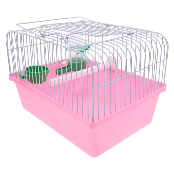 Milisten Small Bird Cage for Travel with Food Box Waterer and Perch Portable Design
