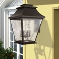 thumbnail image 4 of Livex Lighting Hathaway Outdoor Wall Lantern in Bronze, 4 of 11