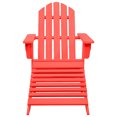 thumbnail image 6 of vidaXL Adirondack Chair Patio Adirondack Chair with Ottoman Solid Wood Fir, 6 of 22