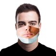 thumbnail image 4 of facial divertida para adultos protector de boca con estampado 3D facial a prueba de polvo facial para hombres I Baoblaze cubierta divertida, 4 of 8