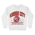 thumbnail image 1 of NFL Kansas City Chiefs Football Field White Small Crew Fleece, 1 of 4