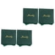 thumbnail image 5 of EeaseMX Caja de embalaje para joyas, pendientes y anillos con lazo verde oscuro retro (4 unidades), 5 of 8