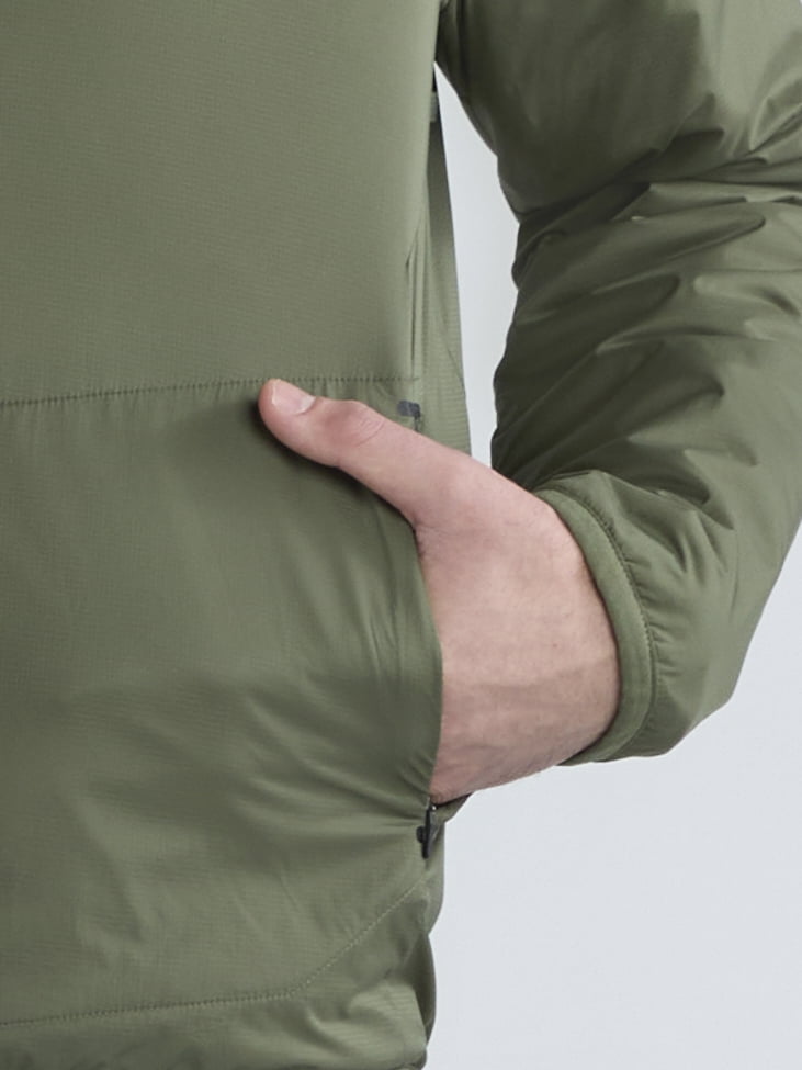 Ozark Trail Men's and Big Men's Lightweight Insulated Zip Jacket, Sizes S-3XL