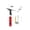 TM80S Red F, variant on Cordless Airbrush Kit with Gravity Trigger Type Spray Gun for Art Model Body Paint Artist Makeup Nail Tattoos Cake Tools