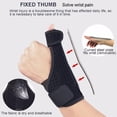 thumbnail image 2 of Thumb Stabilizer  Black  One Size Fits Most | Stabilizing Thumb Brace Left, 2 of 6