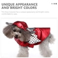 thumbnail image 3 of Minkissy Adorable Puppy Costume Red Polyester Dog Clothing 1Set for Photo Taking, 3 of 6