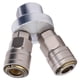 thumbnail image 3 of Conector neumático, conector de 2 vías Conector de vía cromado Acoplador rápido de rosca Construido para el futuro, 3 of 12