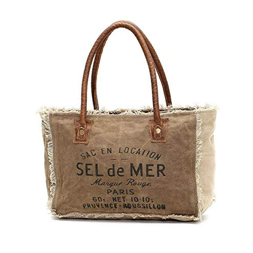 Myra Bag Myra Bags Sel De Mer Upcycled Canvas Hand Bag S1046