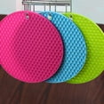 thumbnail image 4 of Set de Table en Silicone Résistant à la Chaleur, Coussin de Tasse Antidérapant, Coussin Rond, 4 of 8