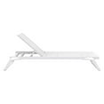 thumbnail image 3 of Compamia Tropic Sling Chaise Lounge White Frame White Sling, 3 of 5
