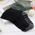 thumbnail image 4 of VEGCOO 8 Pairs Men's Ankle Athletic Socks, Cushioned Breathable Socks, 4 of 7