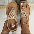 thumbnail image 5 of Women's Flat Summer Sandals: with Adjustable Ankle Strap & Comfortable Open-toe design, 5 of 13