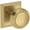 Lifetime Satin Brass, variant on Baldwin Ps.Bre.Chr Bremerton Passage Door Knob Set - Bronze
