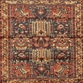 thumbnail image 1 of Ahgly Company Machine Washable Indoor Square Traditional Saffron Red Area Rugs, 6' Square, 1 of 7