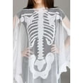 thumbnail image 2 of Adult Sheer Skeleton Costume Poncho, 2 of 4