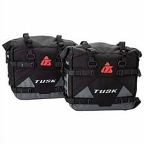 TUSK Pannier Racks Pilot Pannier Bags and Bottle Holders for Kawasaki KLR650 2022-2025