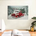 thumbnail image 3 of Elephant Stock Vintage Christmas Wall Art - Horizontal Canvas Wall Art - Living Room Wall Decor - Holiday Canvas - Gray And Brown Decor - 12" x 8", 3 of 8