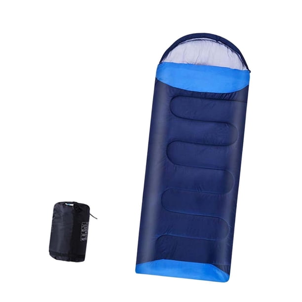 Saco de dormir tipo sobre, ligero, portátil, compacto, para las , saco de dormir para acampar, para viajes, senderismo al aire libre, Azul oscuro 18kg